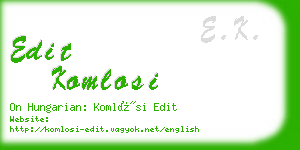 edit komlosi business card